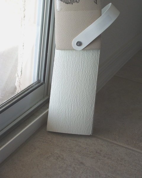 Vertical blinds 1 / these vertical blinds are on the kitchen bay window & on the dining room patio door