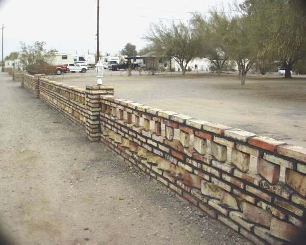 Courtyard wall I want to put out front