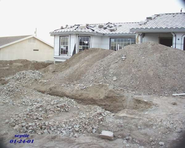 Location of drain field